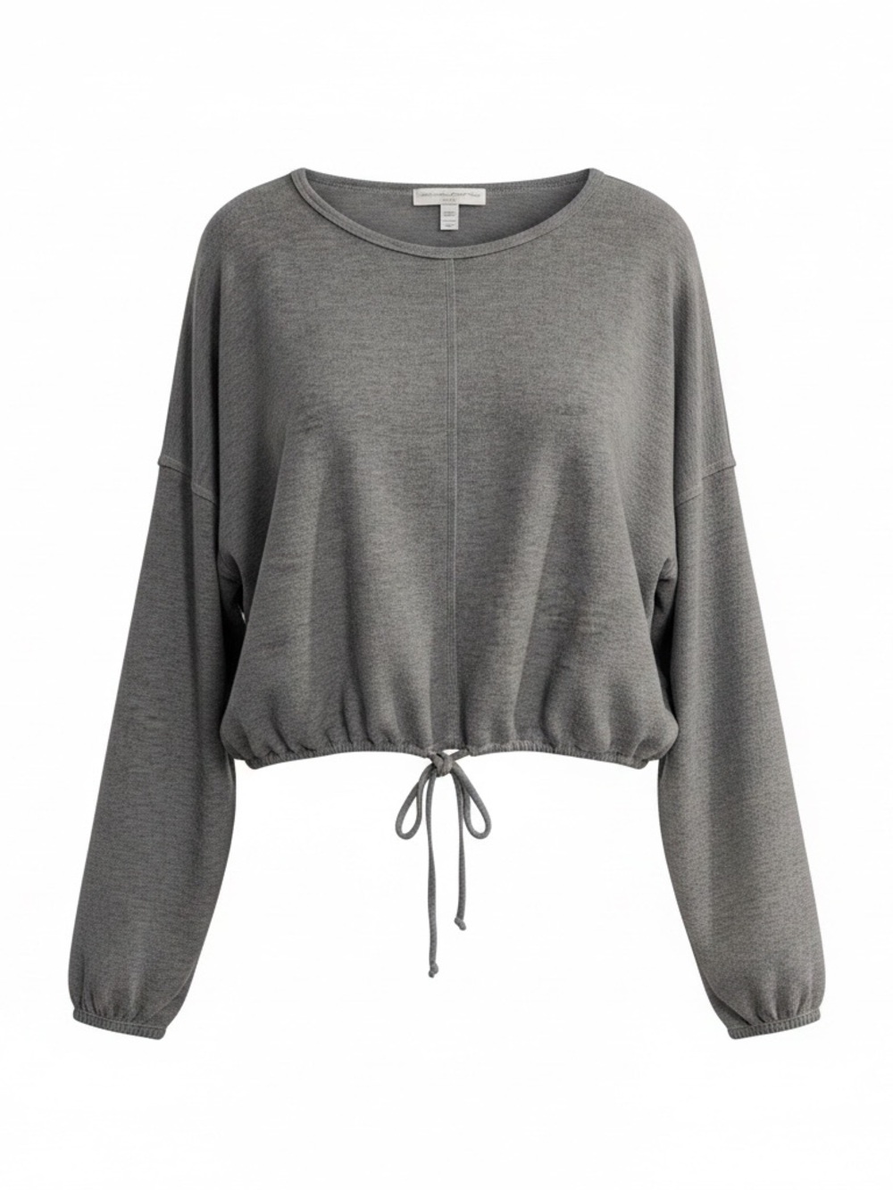 Spiritual Gangster Long Sleeve Drawstring Waist Size Medium
Gray Cropped